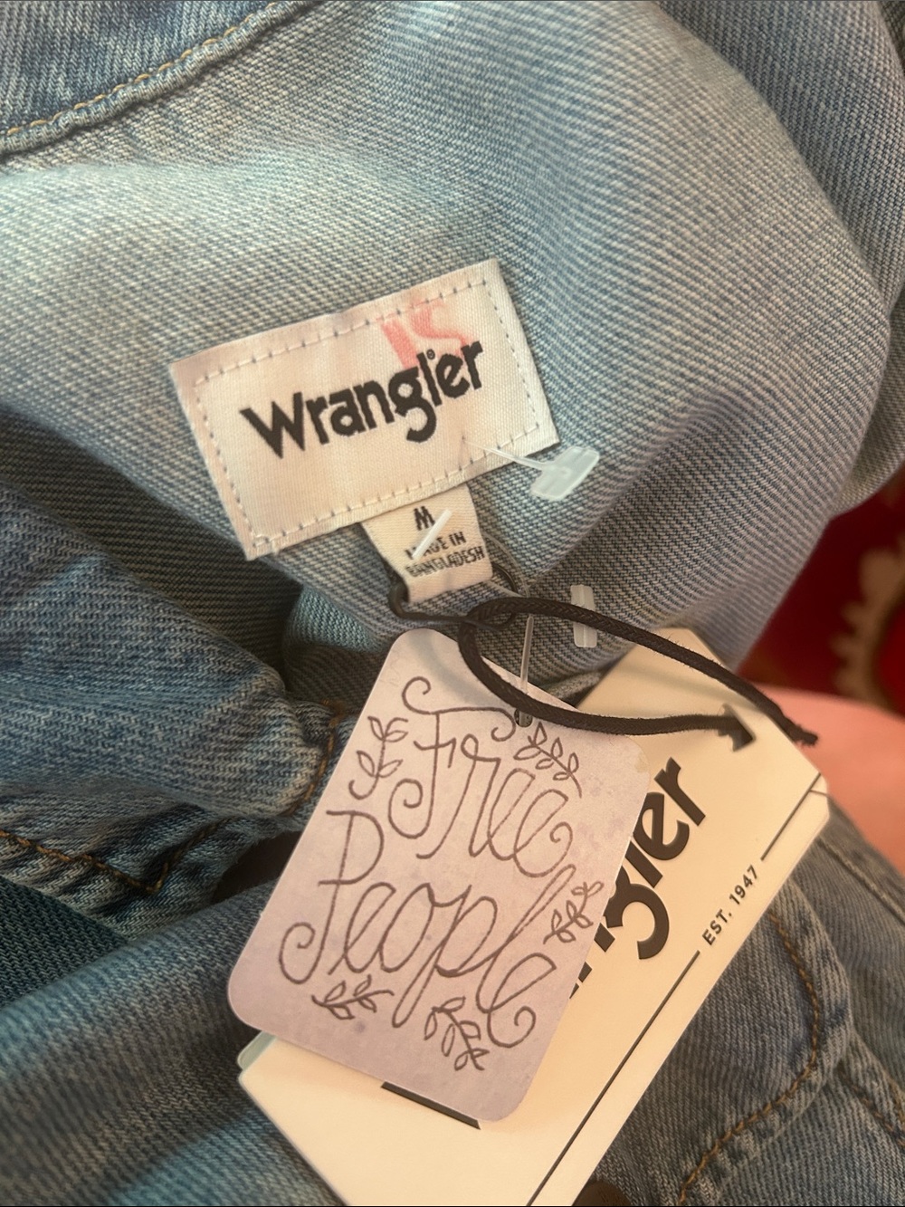 Wrangler Denim long sleeve Short Romper - Picture 9 of 12